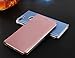 Shinetop for iPhone 7 Plus Mirror Case, Slim Fit Metal Electroplate Plating Smart Clear View Case Flip Folio Stand PC Hard Cover 360 Degree Full Body Shockproof Protective Skin Cover-Rose Gold