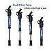 Sports Ball Pump Pressure Gauge - Maintenance Kit, 4 Inflation Needles & Dual Action Extension Hose for Football, Soccer, Volleyball, Basketball