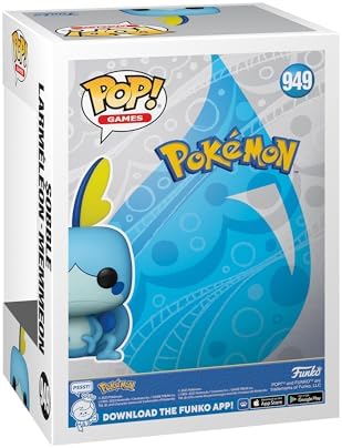 Funko Pop! Jogos: Pokémon - Sobble - Figura de Vinil Colecionável - Ideia de Presente- Merchandise Oficial - Brinquedos para Crianças & Adultos - Fãs de Video Games - Boneca de Colecionador & Exposição