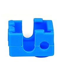 SOOWAY   Bloque de aluminio para calefacción de silicona compatible con E3D V6 resistente a altas temperaturas hasta 280 grados, color azul, 5 unidades