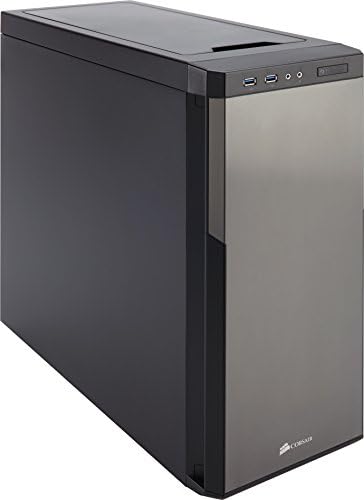 Corsair Carbide 330R - Caja de PC, Mid-Tower ATX, sin Ventana, silencioso insonorizado, Titanio: Amazon.es: Informática