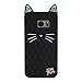 Galaxy S7 Case, MC Fashion Sparkle Bling Crystal Rhinestone 3D Cat Kitty Ears Cute Whiskers Protective Silicone Rubber Case for Samsung Galaxy S7 (Bling Cat)
