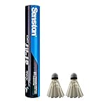 Senston Good Durability of White Duck Feather Shuttlecocks for Badminton Ball Game Sport(12PCS)