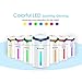 Hosome 300ml USB Car Humidifier Cool Mist Ultrasonic Humidifiers with Colorful LED Lights Mini Portable Air Purifier for Home Baby Travel Vehicle Office, White