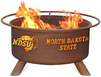 PatinaProducts F460 North Dakota State Fire Pit, Rust