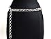 NYfashion101 Trendy Belly Chain Belt w/Multi Link Chains IBT1000-Silver