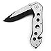 WHX Survival Folding Camping Knife with Seatbelt Cutter and Glass Breaker Liner Lock Pocket Knives Belt Clip