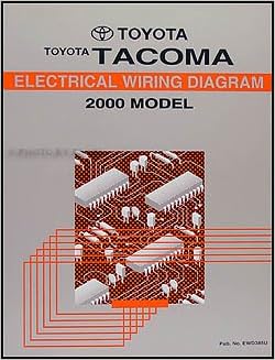 2000 Toyota Tacoma Pickup Wiring Diagram Manual Original Toyota Amazon Com Books