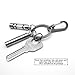 TI-EDC Key Rings Titanium Split Keychain Flat(Pack of 5) 25mm