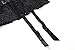 Cszxx Women's 4-Strap Wide Lace Suspender Belt Garter Belt (Black)