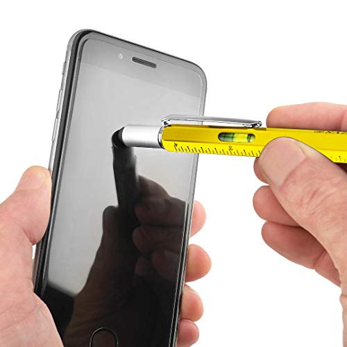 Screwdriver Pen Pocket Multi Tool Kit 6 in 1 - (2 Pack) Multi-Functional DIY Tool Set with Screwdriver, Stylus, Level Tool, Screwdriver Set & Tool Ruler with Phillips Flathead Bit - Perfect Mens Gift - Thumbnail 5