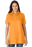 Women's Plus Size Top, Perfect Polo Short-Sleeve T-Shirt