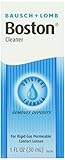 Bausch & Lomb Boston Cleaner for Rigid Gas Permeable Contact Lenses, 1 fl oz