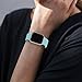 YC YANCH Compatible with for Apple Watch Band 38mm 40mm, Soft Silicone Sport Band Replacement Wrist Strap Compatible with for iWatch Series 5/4/3/2/1, Nike+, Sport, Edition, M/L, Size, Mint Green