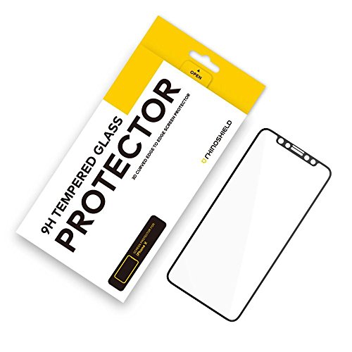 Iphone x 9h 3d curved edge to edge glass screen protect…