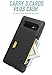 Smartish Galaxy S10 Plus Wallet Case - Wallet Slayer Vol. 1 [Protective Grip Credit Card Holder Cover for Samsung] (Silk) - Black Tie Affair