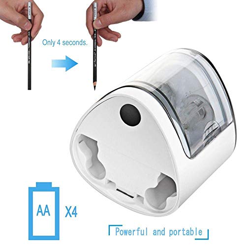 Pocktyle School Supplies Automatic Stationery Cutting Tools Electric Touch Switch Two-hole Pencil Sharpener