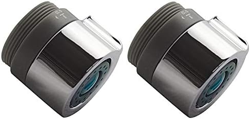 Tri-Max 3 Flow Rate Aerators - Niagara Conservation | Chrome Aerator w/Needle Spray | 100 Pack (N3610CH) (Тwo Рack)