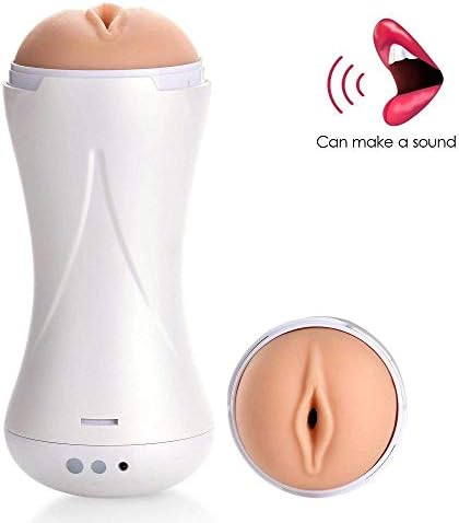 Automatic Male Deluxe Toys Multiple Frequency 2 in 1 Pusseys Mouth Toy Realistic and Soft Silicone for Adult Pleasure Gifts for Men