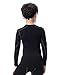 LANBAOSI Boys&Girls Long Sleeve Compression Soccer Practice T-Shirt