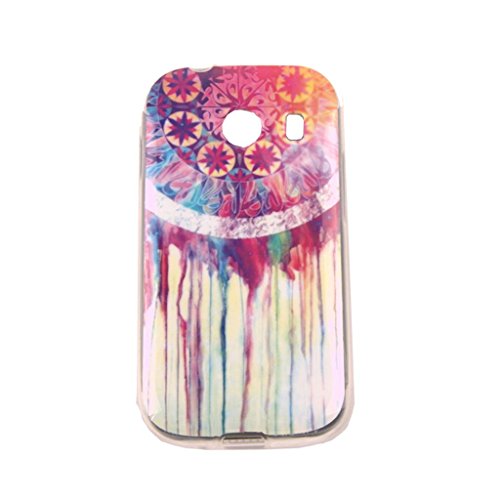 Samsung Galaxy Ace Style S765C / SM-G310 Case,Gift_Source Brand (AIR CUSHION) (Silicone Skin) Case Soft Flexible Extremely Thin Gel TPU Scratch-Proof Case for Samsung Galaxy Ace Style S765C / SM-G310 (Colorful Dream catcher) - Sent Screen Protector + Stylus Pen