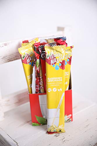 Water Magic, Raspberry Lemonade Flavor Straws 4-pack, from the Makers of Milk Magic
