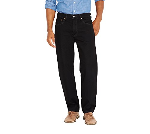 Levi's Men's 550 Relaxed Fit Jeans Black 36x33