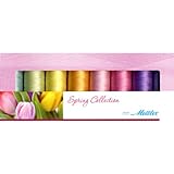 Mettler Thread Silk Finish 100% Mercerized Cotton Sewing Set; 8 Spools Spring Colors SF8Spring
