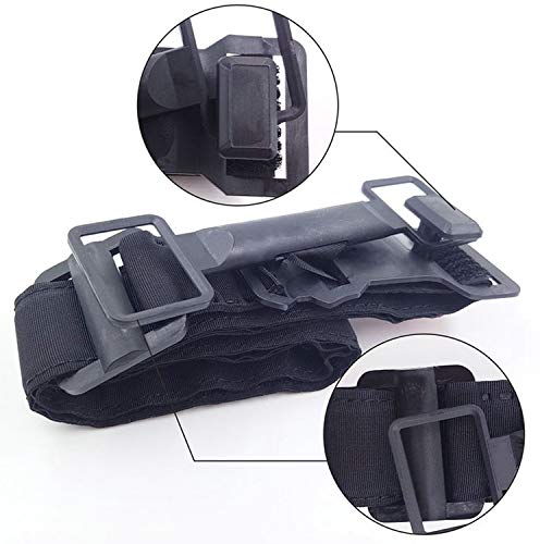 Jwxstore J0416001 Tourniquet Tactical Emergency Outdoors Spinning Military One-Handed Medical First Aid Equipment, Black, 2 Piece