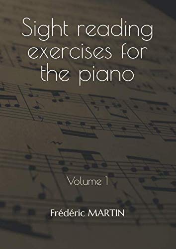 Sight reading exercises for the piano