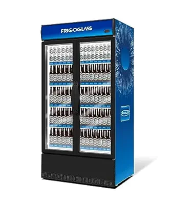 Frigoglass visi cooler VG 1000; Double door, Volume 975L,(Robust design, low energy consumption, Internal LED, uniform cooling-designed for hot and humid climate); With 1 year comprehensive warranty