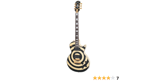 Amazon.com: Epiphone Zakk Wylde Firma Les Paul Custom Guitarra eléctrica,  Bullseye : Instrumentos Musicales