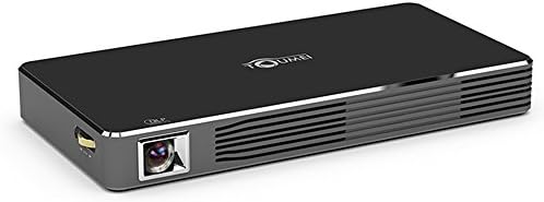 VISSSVI Portable Pico Video Projector Android Wi-Fi Bluetooth Office Projector Outdoor Indoor Home Projector Support 1080P LED Projector for Home Theater Movie Video Games