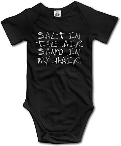 Girls' Boys' Infant Salt In The Air Sand In My Platinum Style Romper Jumpsuit Bodysuit