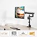 Single Arm Monitor Stand – Premium Aluminum Mechanical Spring Monitor Desk Mount, Adjustable Computer Riser with Clamp & Grommet Mounting Base for 17″ to 32″ Screens – Hold up to 17.8 lbsthumb 1