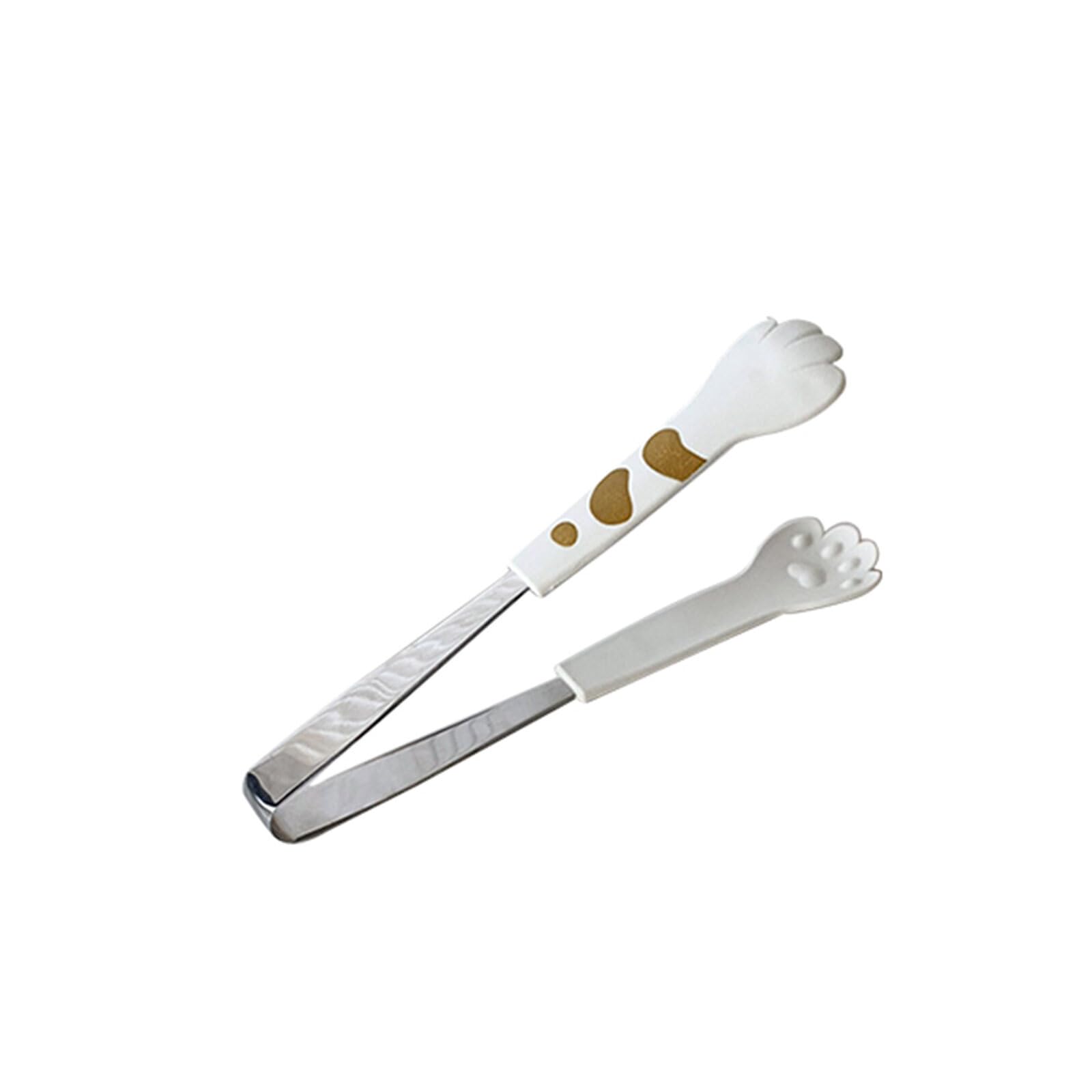 Ice Clip Cute Cat Claw Stainless Steel Ice Clip Bread Pastry Clip Baking Grill Clip M