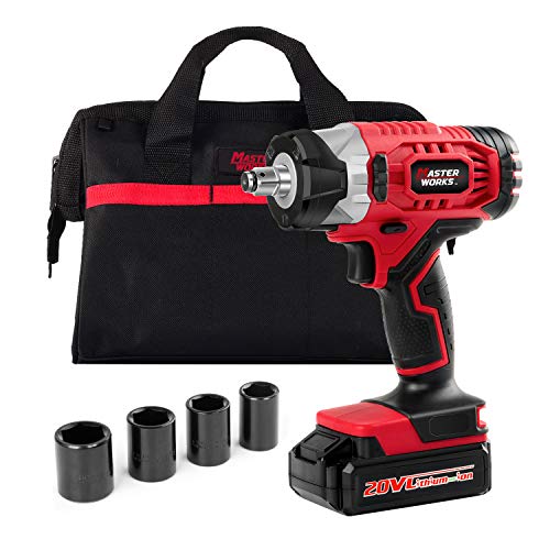 20V MAX Cordless Impact Wrench with 1/2” Chuck