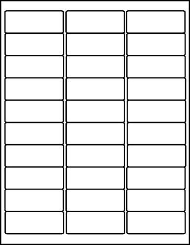 Americopy 3000 Blank Labels Name and Address Label, 2-5/8" x 1