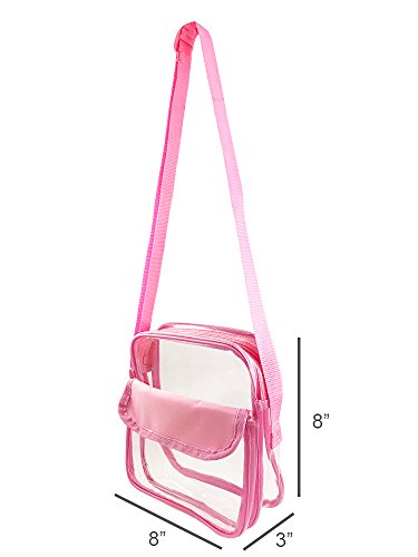 image for Nova Sport Wear Sports Stadium Approved Clear Messenger Bag Clear Shou