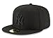 New Era Mens MLB Basic NY Yankees 59fifty Fitted Cap, Black/Black