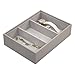 Stackers Taupe Classic Deep 3 Section Jewelry Box
