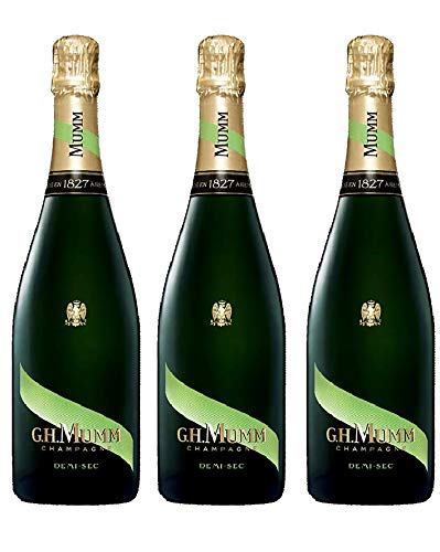 Lot de 3 Champagne Mumm Demi-Sec 75cl