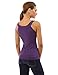PattyBoutik Women Round Neck Halter Tank Top (Medium Purple Medium)