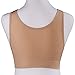 Bravity Women Anti-Wrinkle Cleavage Sleep Bra/Seamless & Adjustable Beige Size Large