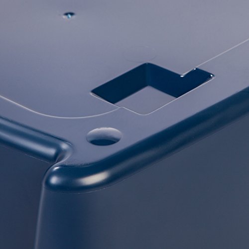 IRIS USA Large Hooded Litter Box with Scoop and Grate, Blue Pricepulse