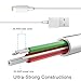 Lightning Cable, Sunany 2 Pack Lightning to USB Charging Cable with Ultra Compact Connector iPhone Charging Cable with Phone Stents Bobbin Winder in Dual Function for iPhone iPad iPod