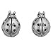 Corinna-Maria 925 Sterling Silver Ladybug Earrings Studs Tiny Mini Stainless Steel Posts and Backs
