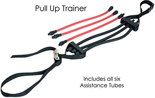 Iron Core Athletics Pull Up Assist Trainer. Perfect solution for Pullup Assistance, comes with six interchangeable resistance tubes supplying 20 - 120lbs of assist