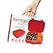 Bentgo® Fresh – Leak-Proof, Versatile 4-Compartment Bento-Style Lunch Box with Removable Divider, Portion-Controlled Meals for Teens and Adults On-The-Go – BPA-Free, Food-Safe Materials (Red)