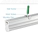 T5 Integrated Single Fixture,LED Shop Light for in Garag,4FT, 2200lm, (Super Bright White), 20W, Utility Shop Light, Ceiling and Under Cabinet Light,Corded Electric with ON/Off Switch,6000-6500k 6pk